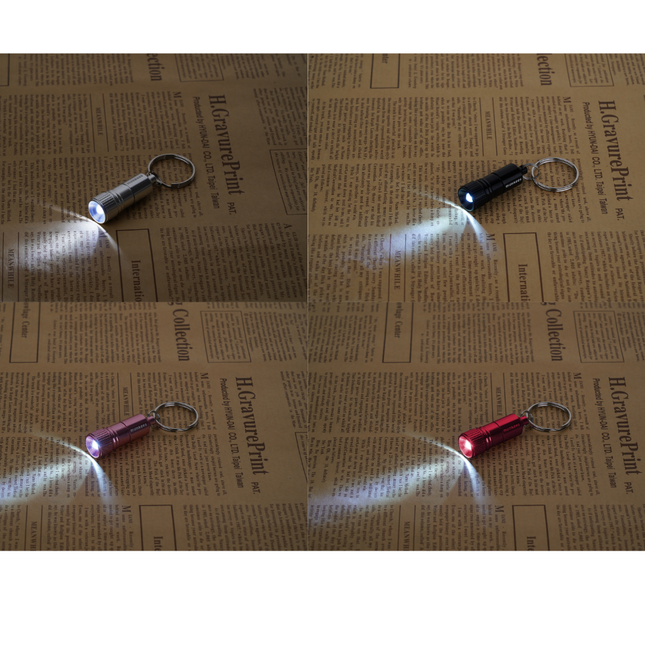 Munkees Keychain w/ Mini-LED Flashlight