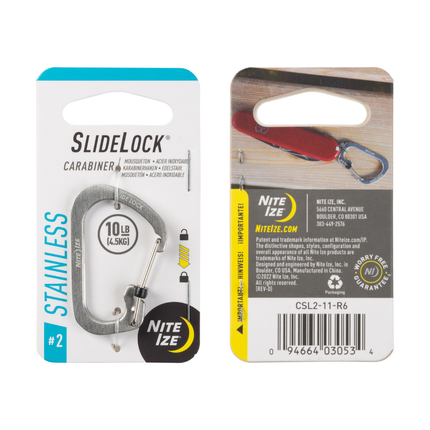 Nite Ize SlideLock Carabiner Stainless Steel #2