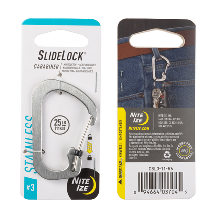 Nite Ize SlideLock Carabiner Stainless Steel #3