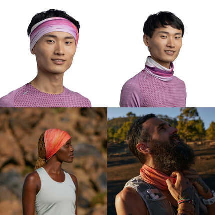 Buff CoolNet UV® Neckwear - Amino Multi, Theaberry Multi, Keffy Nectarine, Wae Purple, Kauai Multi