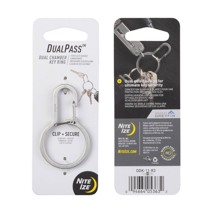 Nite Ize DualPass™ Dual Chamber Key Ring