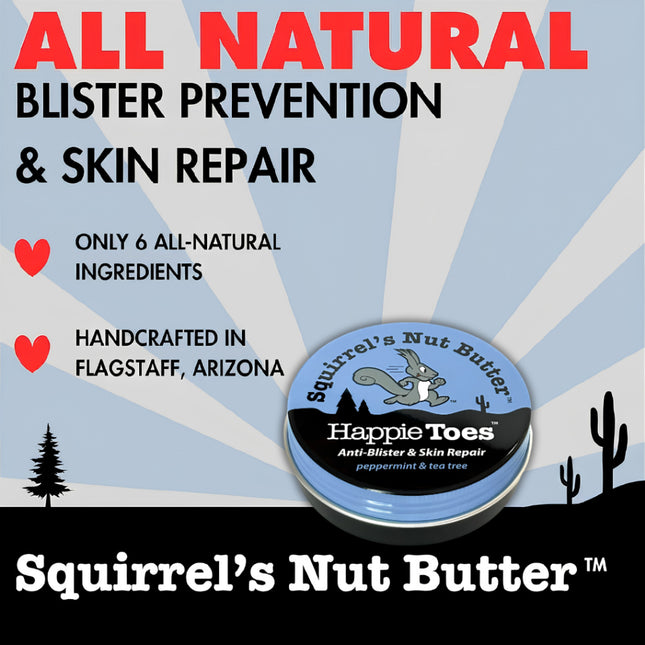 Squirrel’s Nut Butter Happie Toes Anti-Blister & Skin Repair Foot Salve - 60ml Tin