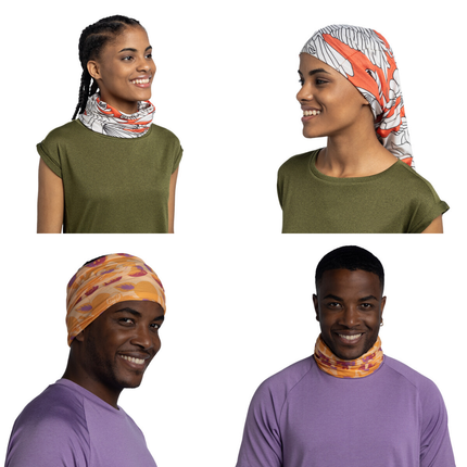 Buff CoolNet UV® Neckwear - Logo Multi, Real Tree Edge, Enob Khaki, Lake River Khaki, Bolidor Multi