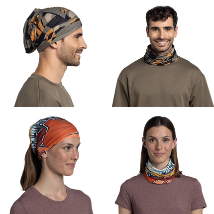 Buff CoolNet UV® Neckwear - Sane Apricot, Teltary Khaki, Cisse Multi, Mines Pool, Watsea Blue