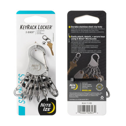 Nite Ize KeyRack Locker® Steel - S-Biner®