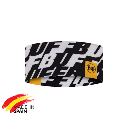 The Original BUFF® CoolNet UV® Wide Headband - Logo Multi