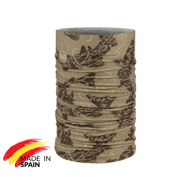The Original BUFF® CoolNet UV® Neckwear - Lake River Khaki