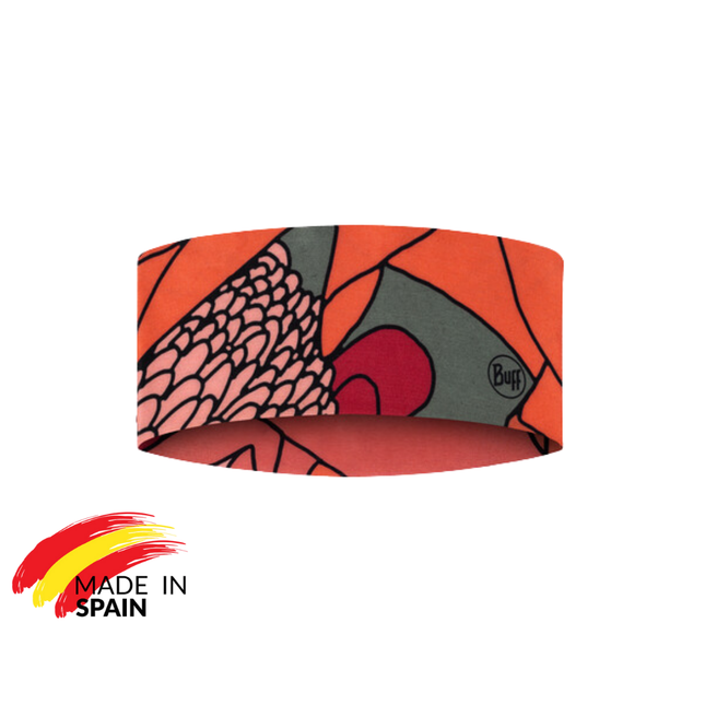 The Original BUFF® CoolNet UV® Wide Headband - Aramay Poppy