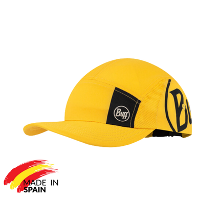 The Original BUFF® 5-Panel Go Cap - Logo Yellow