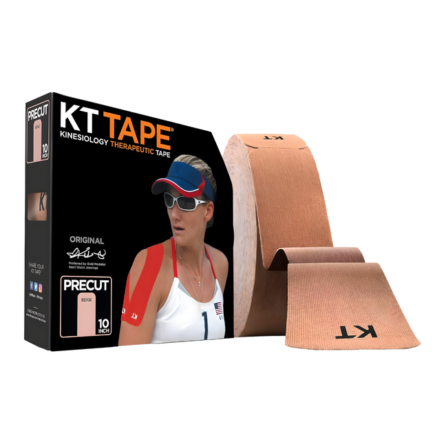 KT Tape Cotton - 150 Strips - 2" x 10" - Beige