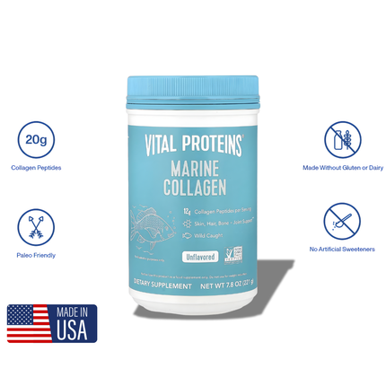Vital Proteins Marine Collagen Powder - 221-gram Tub - Unflavored