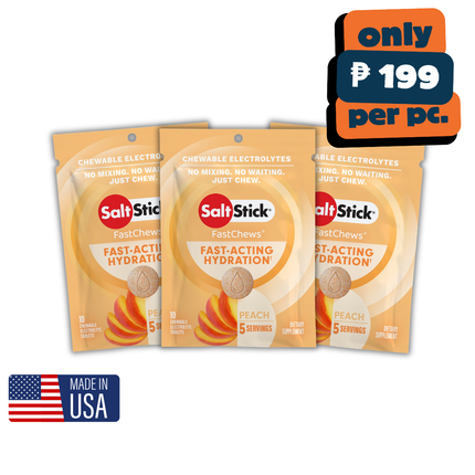 SaltStick FastChews - 10-count Pack - Pack of 3