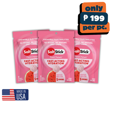 SaltStick FastChews - 10-count Pack - Pack of 3