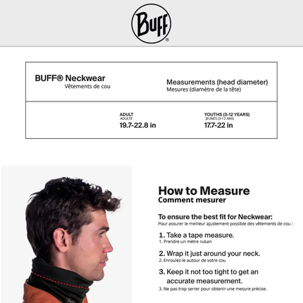 The Original BUFF® CoolNet UV® Neckwear - Guynam Multi, Nifik Indigo, Genju Neptune Green, Mesa Flint, Mage Multi