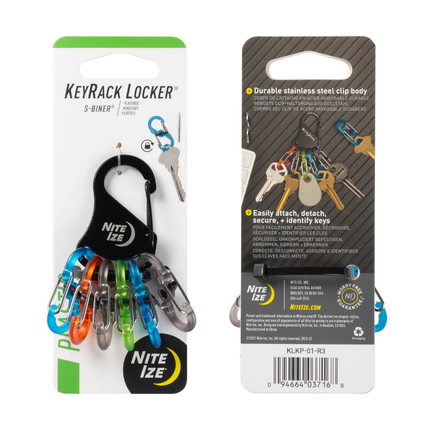 Nite Ize KeyRack Locker® S-Biner® Plastic