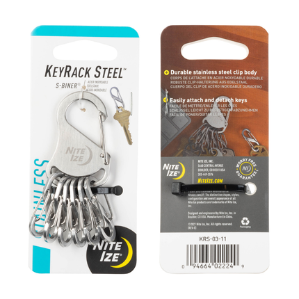 Nite Ize KeyRack Steel S-Biner