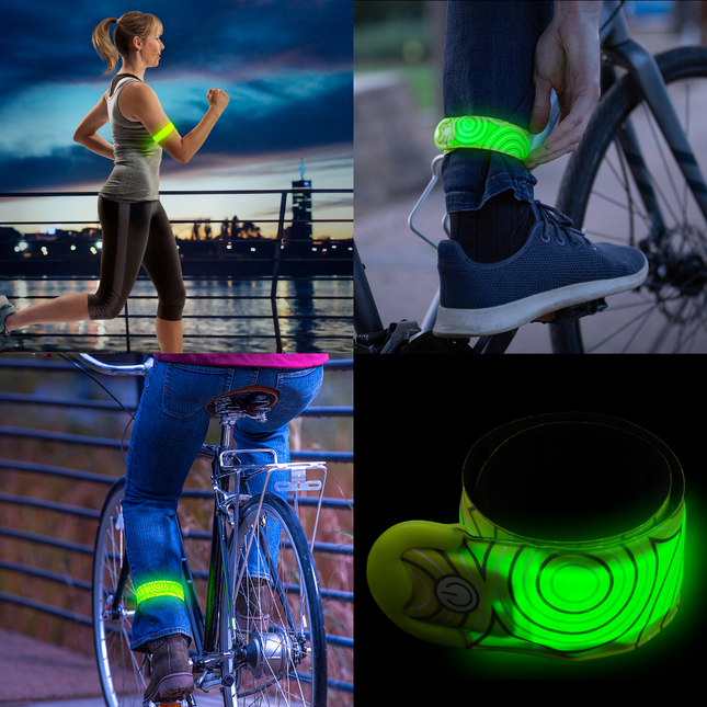 Nite Ize SlapLit Rechargeable LED Slap Wrap - Neon Yellow/Green LED