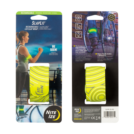 Nite Ize SlapLit Rechargeable LED Slap Wrap - Neon Yellow/Green LED