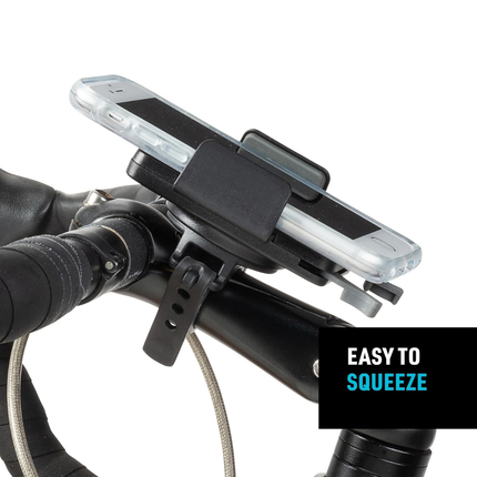 Nite Ize Squeeze® Rotating Smartphone Bar Mount - Black