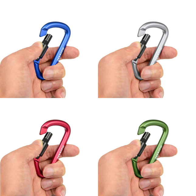 Munkees Carabiner w/ Screw Lock Ø8 mm