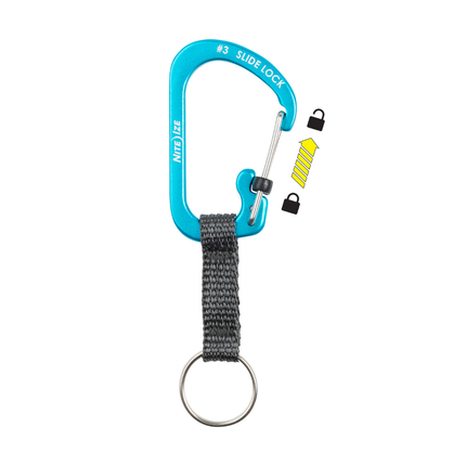 Nite Ize SlideLock Key Ring Aluminum