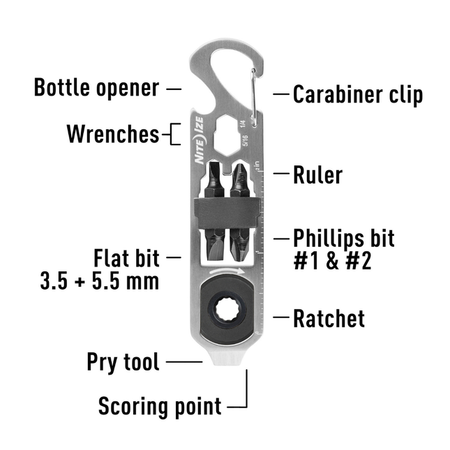 Nite Ize DoohicKey® Ratchet Key Tool