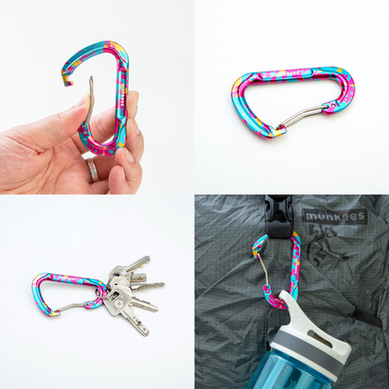 Munkees Colored Wire-gate Carabiner