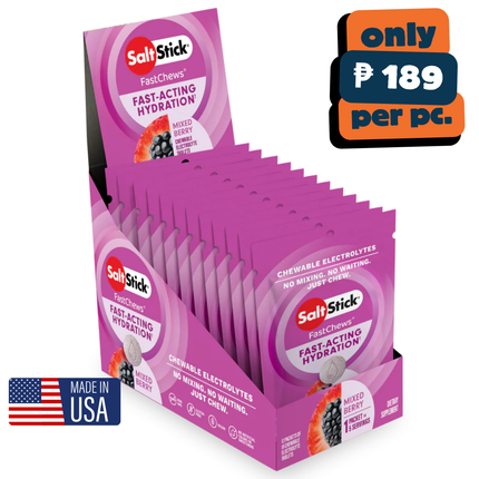SaltStick FastChews - 10-count Pack - Box of 12