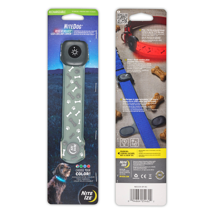 Nite Ize NiteDog® Rechargeable LED Collar Cover - Disc-O Select™