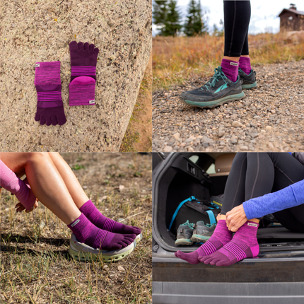Injinji Womens Trail Mid-Weight Mini Crew