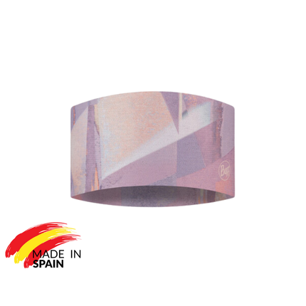 The Original BUFF® CoolNet UV® Wide Headband - Ahin Multi, Shane Orchid, Logo Multi, Arthy Graphite