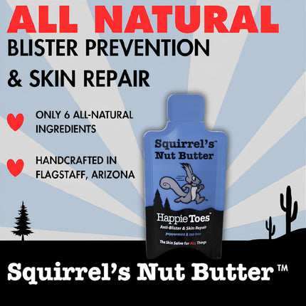 Squirrel’s Nut Butter Happie Toes Anti-Blister & Skin Repair Foot Salve - 9ml Packet