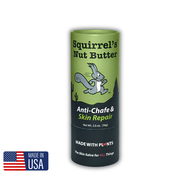 Squirrel’s Nut Butter Anti-Chafe & Skin Repair Salve - Original - 60ml Compostable Tube