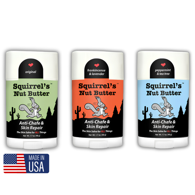 Squirrel’s Nut Butter Anti-Chafe & Skin Repair Salve - 50ml Stick