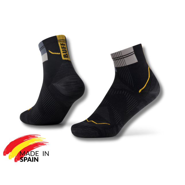 The Original BUFF® CoolNet™ Quarter Socks - Graphite