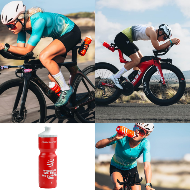 Compressport Cycling Bottle 750ML - Red