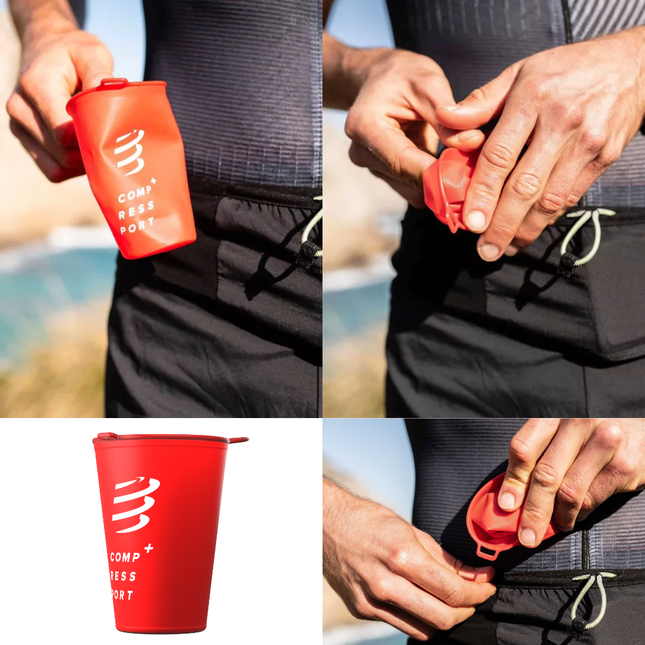 Compressport Fast Cup 200ML - Red