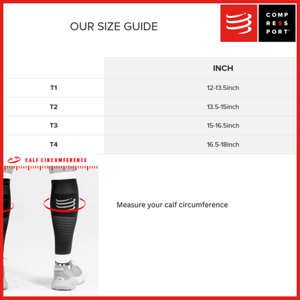 Compressport R2 3.0 Compression Calf Sleeve