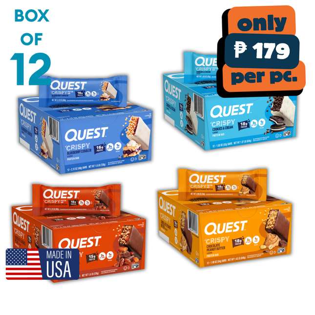 Quest Nutrition Hero Crispy Protein Bar - Box of 12