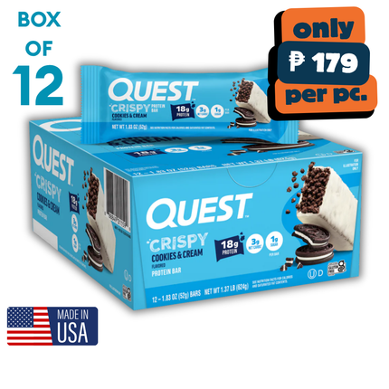 Quest Nutrition Hero Crispy Protein Bar - Box of 12