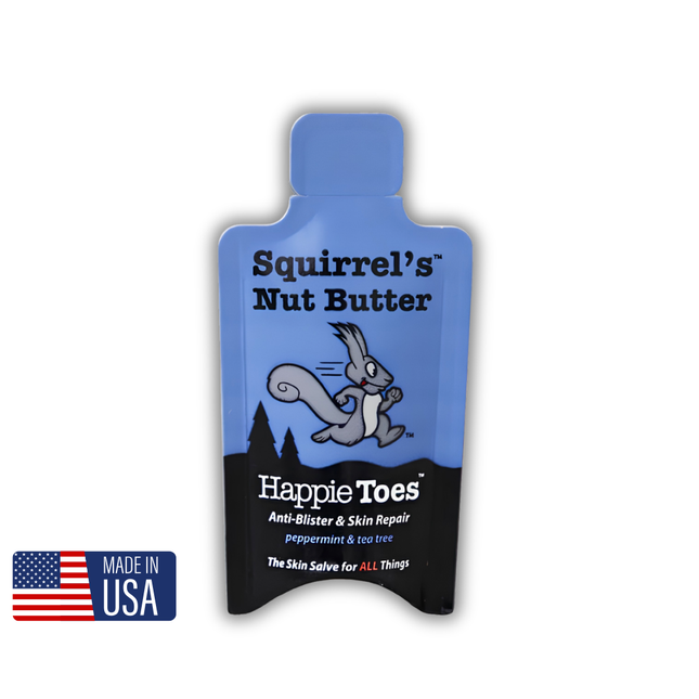 Squirrel’s Nut Butter Happie Toes Anti-Blister & Skin Repair Foot Salve - 9ml Packet