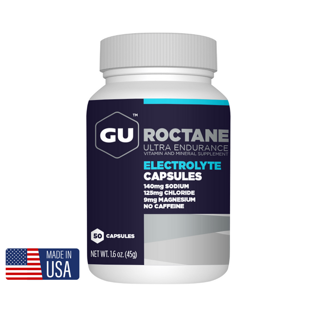 GU Roctane Electrolyte Capsules - 50-count Bottle