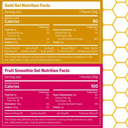 Honey Stinger Energy Gel - Box of 24