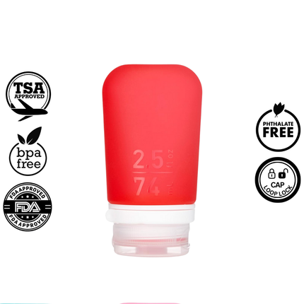 Humangear GoToob+ Premium Refillable Travel Tube 74ml - Medium