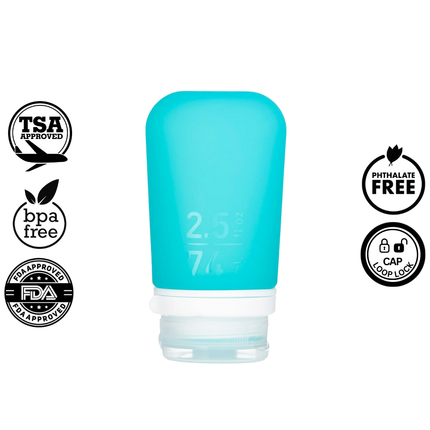 Humangear GoToob+ Premium Refillable Travel Tube 74ml - Medium