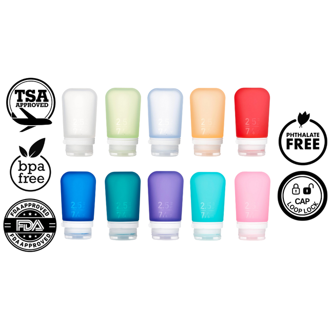 Humangear GoToob+ Premium Refillable Travel Tube 74ml - Medium