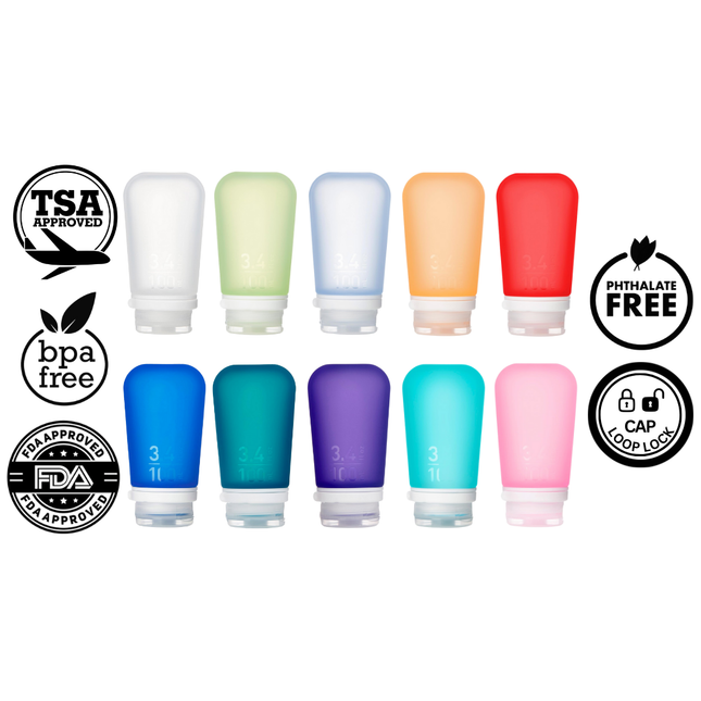 Humangear GoToob+ Premium Refillable Travel Tube 100ml - Large