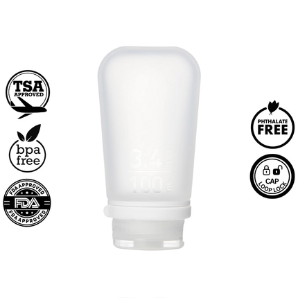 Humangear GoToob+ Premium Refillable Travel Tube 100ml - Large