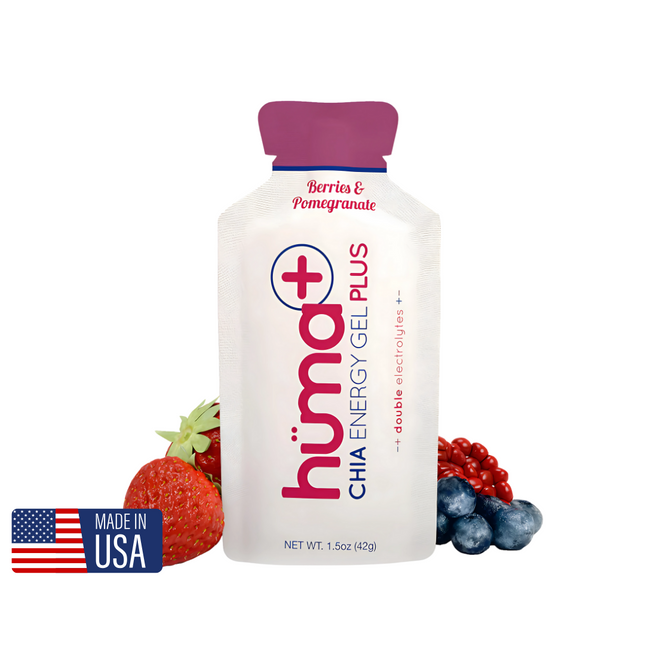 Huma Plus + Chia Energy Gel -  Berries and Pomegranate