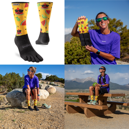 Injinji Unisex The Courtney Crew Trail Mid-Weight - 2026 Edition